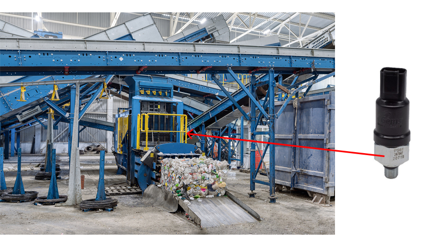 Sensor Separator Compactor Trash Compactors – PS61 Series Pressure Switch from Gems Sensors ...