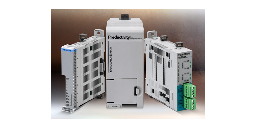 New I/O, Communication, and Power Options for the Productivity Family of Controllers from AutomationDirect
