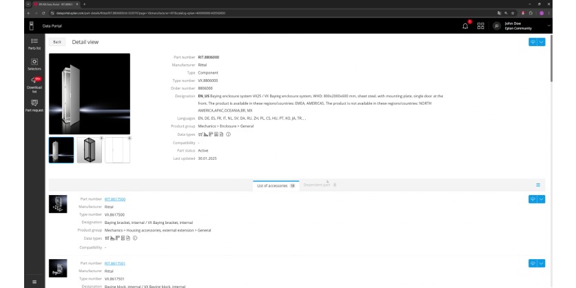 Next Milestone Achieved for the Eplan Data Portal