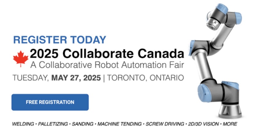Electromate Announces 2025 Collaborate Canada- A Collaborative Robot (Cobot) Automation Fair in Toronto