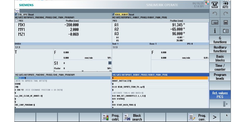 SINUMERIK 828 CNC Provides Seamless Integration with KUKA Robots — a Dream Team for Shopfloor Productivity
