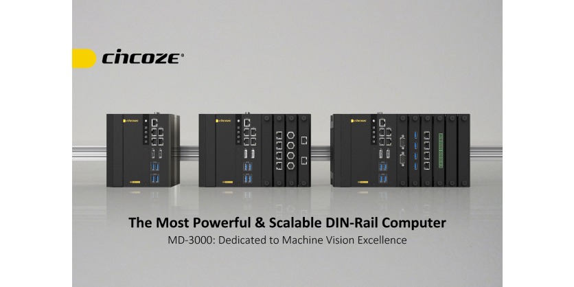 Cincoze Launches New MAGNET Product Line – High-Performance DIN-Rail Embedded Computers for Machine Vision