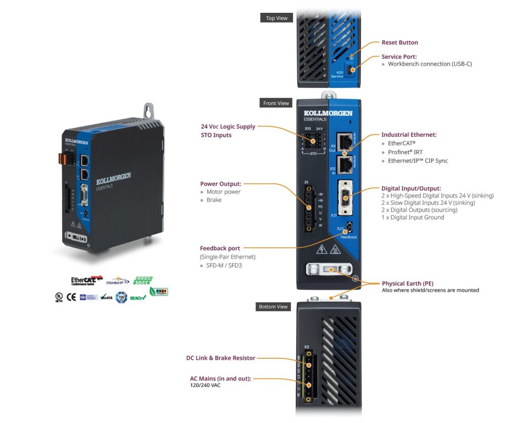 Electromate Adds Kollmorgen Essentials™ Servo Motion System to Its Product Lineup
