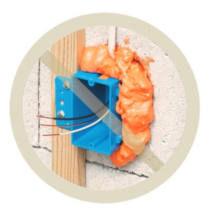 Arlington's Low Profile Furred Wall Box™ Saves Time!