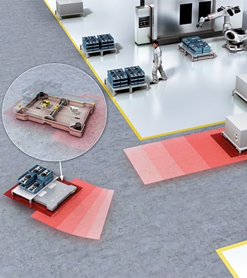 Cost-effective solution: Only one device is needed to provide you with accurate measurement data to secure and navigate your mobile application. SICK