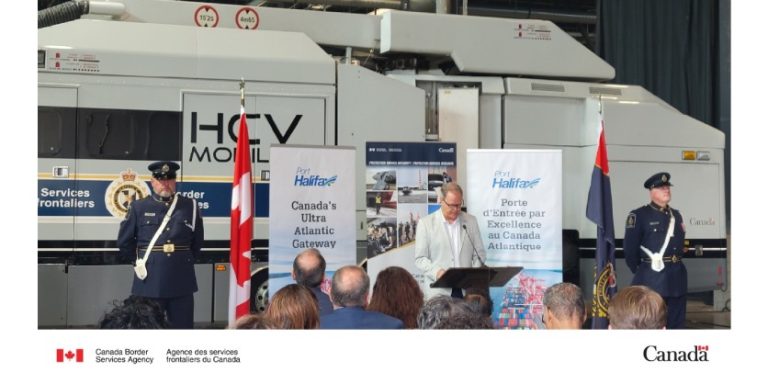 Celebrating the Opening of Halifax’s New Marine Container Examination Facility
