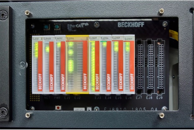 EtherCAT Plug-in Modules and Measurement Terminals in Test System for Batteries and Power Electronics