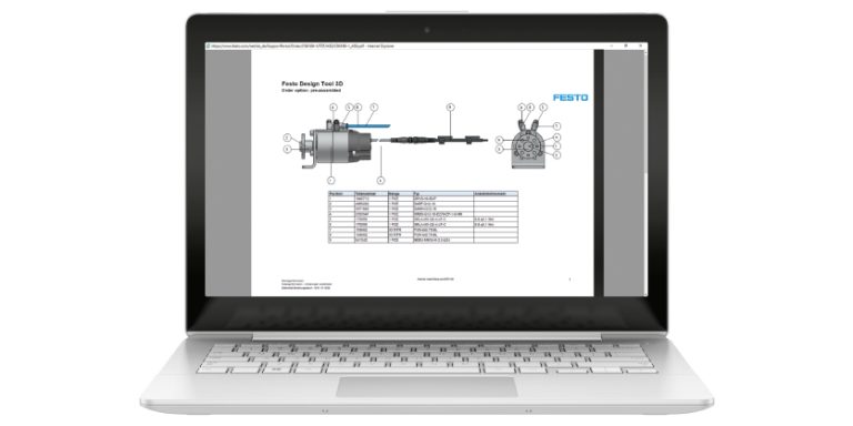 Festo Introduces an Online 3D CAD Configurator for Actuators and Accessories