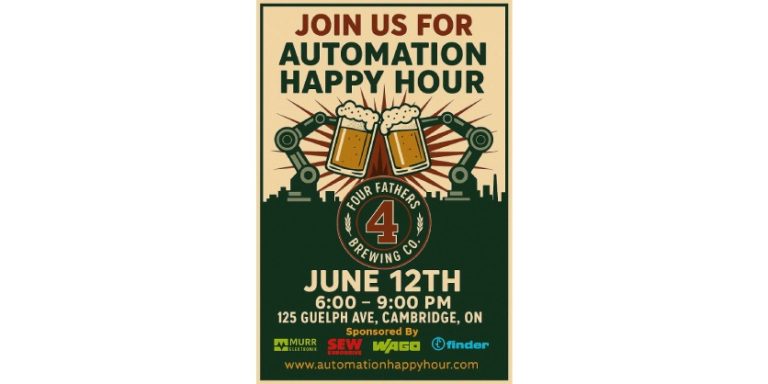 New Community Event “Automation Happy Hour” Launches June 12 to Bring Together Canada’s Industrial Innovators – One Beer at a Time