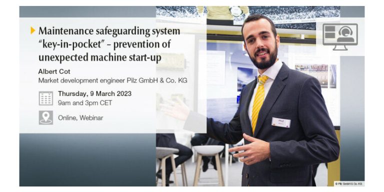 Maintenance Safeguarding System “Key-In-Pocket”: Register Now For the Free Webinar