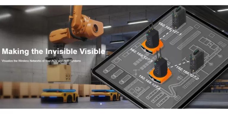 Visualize the Wireless Networks of Your AGV and AMR Systems with MOXA Solutions