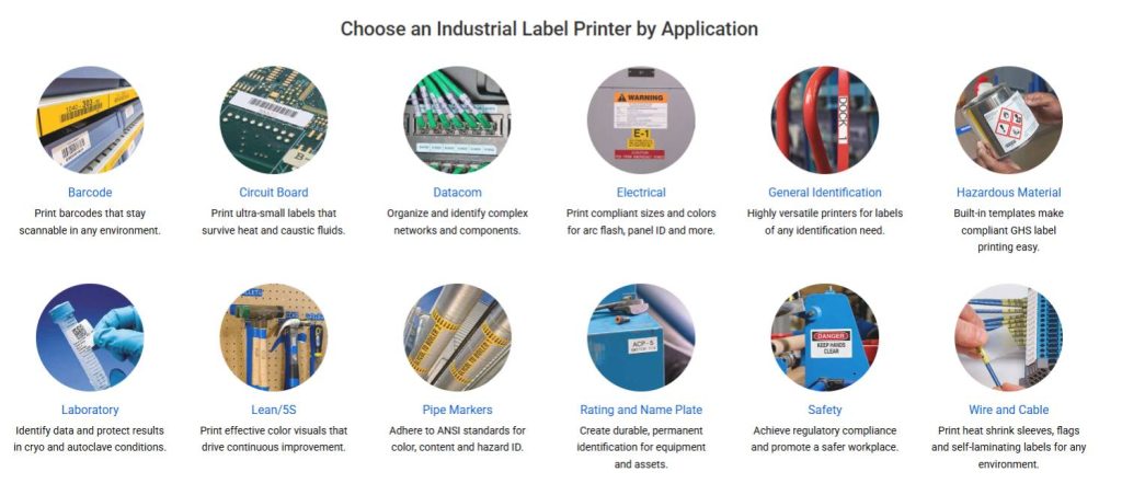 Industrial Label Printers from Brady