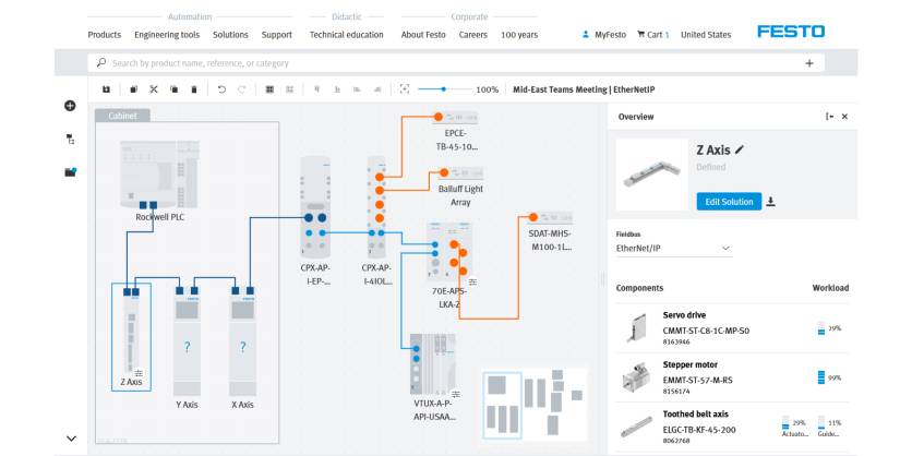 Festo Launches System Configurator, a Free Engineering Tool to Speed Machine Design