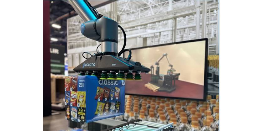 Universal Robots and Robotiq Showcase Next-Generation Palletizing Solution at CES 2026 in Collaboration with Siemens