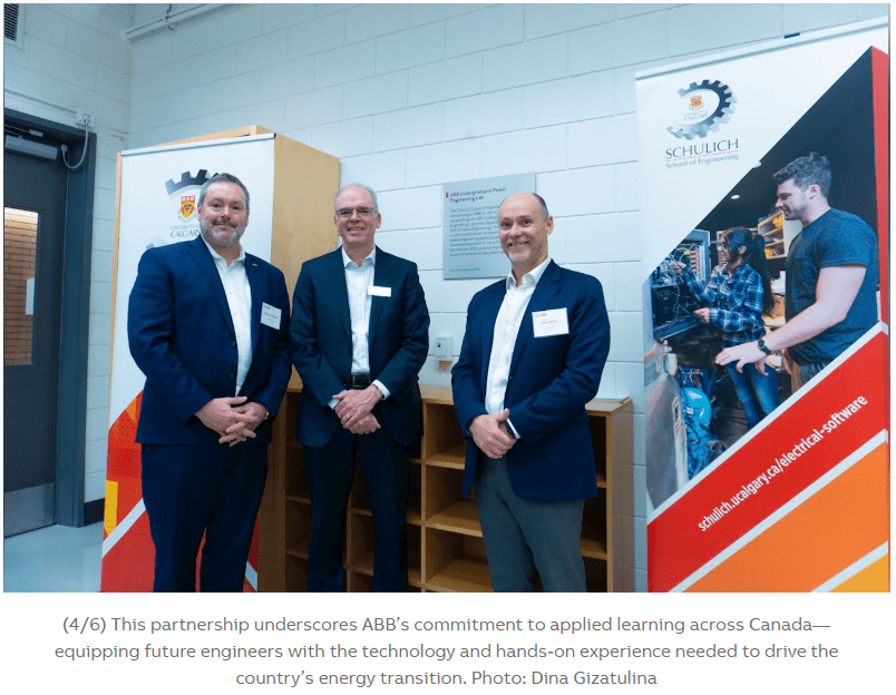 ABB Canada strengthens University of Calgary partnership