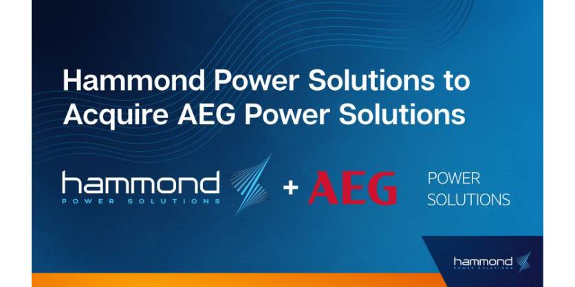 Hammond Power Solutions Inc. to Acquire AEG Power Solutions