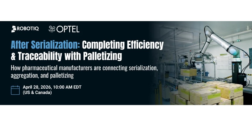 ROBOTIQ: After Serialization: Completing Efficiency & Traceability with Palletizing