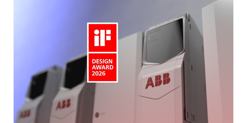 ABB Wins Three iF Design Awards 2026 for ACS380-E Drive and ABB GoSelect
