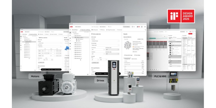 ABB Wins Three iF Design Awards 2026 for ACS380-E Drive and ABB GoSelect