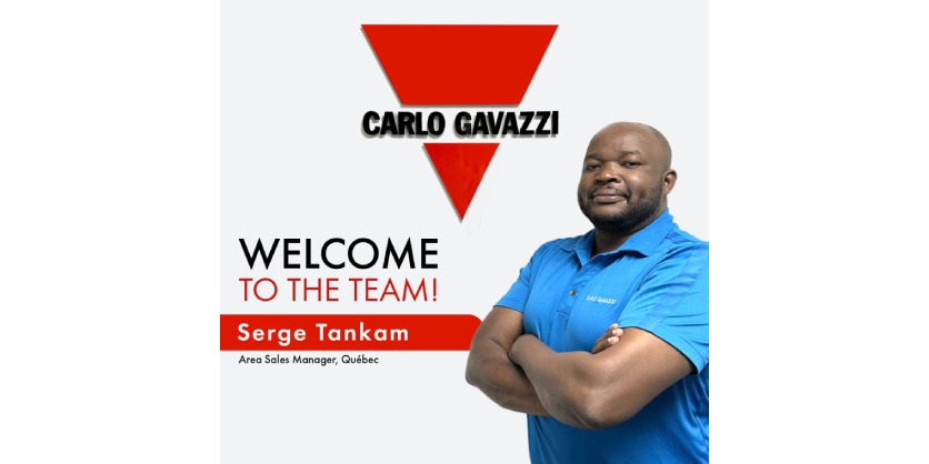 Carlo Gavazzi Canada Welcomes Serge Tankam, MBA as New Area Sales Manager – Québec!