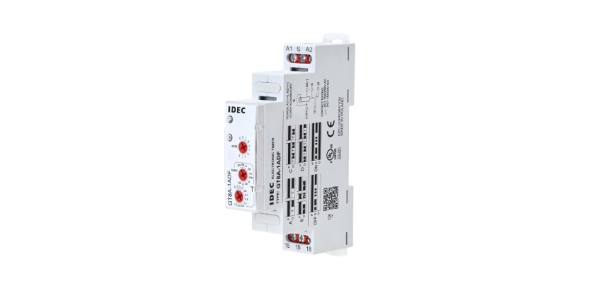 IDEC Bolsters Timer Relay Portfolio with a New Compact Multifunction Offering 