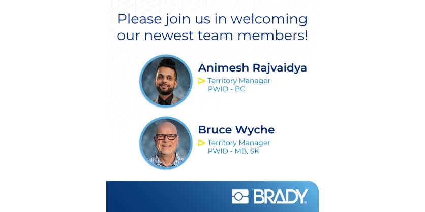 wo New Members Joining the Brady Sales Team