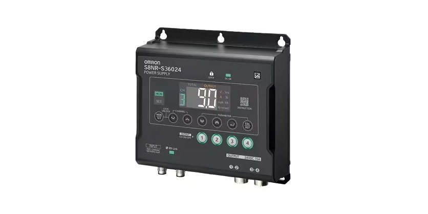 Omron Launches S8NR IP67 Power Supply for Out-of-Panel DC Power