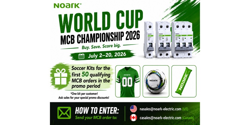 NOARK Electric Launches "World Cup MCB Championship 2026" Summer Promotion