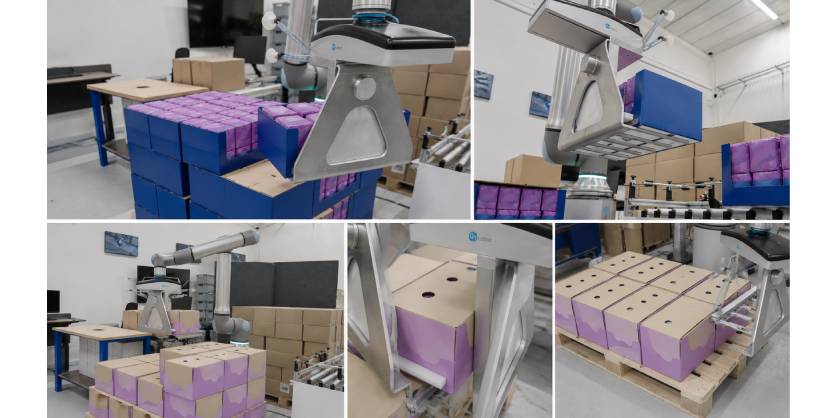 OnRobot Launches 2FGP20 Fork, a Ready-to-Deploy Electric Gripper for Challenging Palletizing Applications