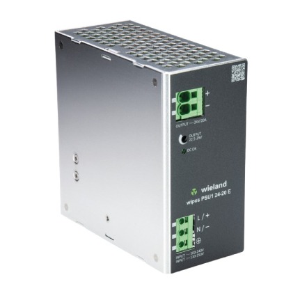 Wieland Electric Launches New WIPOS PRO LINE PSU1 One-Phase Power Supply Series